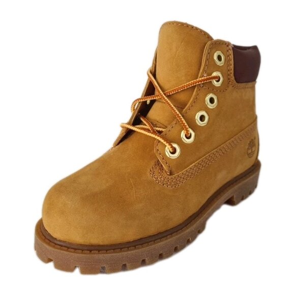 Timberland 6In Premium Classic Brown LITTLE KIDS Leather Outdoors SZ 11
